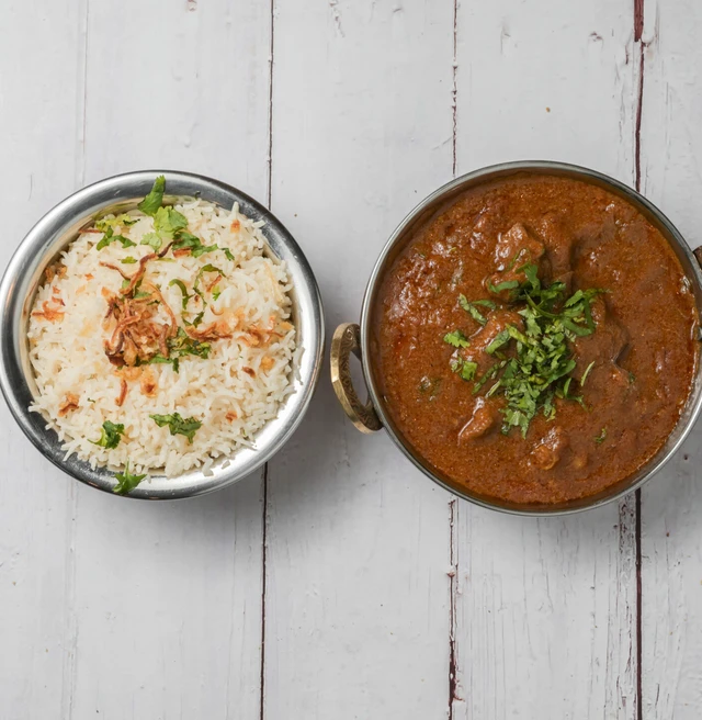 Mutton (Goat) Curry at Hot Mug Cafe in West Edmonton